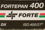 Forte Fortepan 400 Black & White Negative film packaging