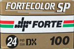 Agfa Forte Fortecolor SP 100 film packaging