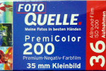 Foto Quelle Premicolor 200 film packaging