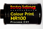 Foto King HR Colour Print HR100 Fotoking film packaging