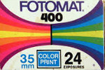 Fotomat Color Print ISO 400 film packaging