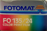 Konica Fotomat Color Print FO 135 ISO 100 film packaging