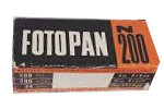 Foton Fotopan N-200 ASA 200 film packaging