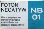 Foton Negatyw NB01 – ISO 100 film packaging