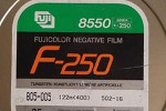 Fujifilm F-Series F-250T 8550 / 8650 Tungsten 250 Iso film packaging