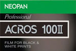 Fujifilm Neopan Acros II 100 100II film packaging