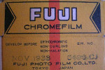 Fujifilm Chromefilm Orthochromatic film packaging