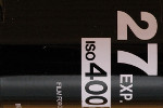 Fujifilm Film For Color Print black can (Polaroid Diposable camera) film packaging