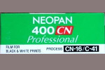 Fujifilm Neopan 400CN (Professional / C-41) film packaging