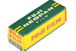 Fujifilm Neopan Post-war film packaging