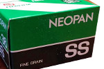 Fujifilm Neopan SS - 100 ISO – DX coded film packaging