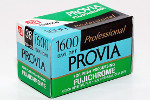 Fujifilm Fujichrome 1600 Professional (RSP) Slide Provia 1600 film packaging