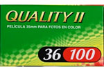 Fujifilm FujiColor Quality II 100 film packaging