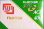 Fujifilm FUJICOLOR SUPER G ACE 400 CH-4 Japan SG400 film packaging