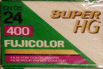 Fujifilm Fujicolor Super HG400 SHG film packaging