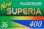 Fujifilm FUJICOLOR SUPERIA 400 New film packaging