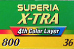 Fujifilm FUJICOLOR SUPERIA X-TRA 800 CH 4th color layer X-TRA800 film packaging