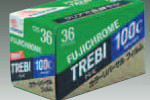 Fujifilm FUJICHROME TREBI 100C film packaging