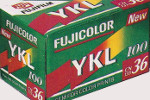 Fujifilm Fujicolor YKL 100 film packaging