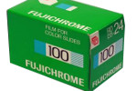 Fujifilm Fujichrome 100RD 3d version "New Improved" film packaging