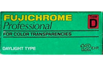 Fujifilm FUJICHROME Professional 120 Type D film packaging