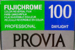 Fujifilm Fujichrome Provia 100 professional RDP II Daylight rdpII film packaging