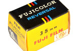 Fujifilm Fujicolor Reversal Daylight ASA 10 film packaging