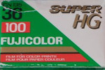 Fujifilm Fujicolor Super HG100 Gen 2 SHG film packaging