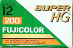 Fujifilm Fujicolor Super HG200 SHG film packaging