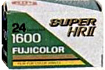 Fujifilm Fujicolor Super HRII 1600 SHR1600II SuperHR2 film packaging