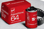 Ansco / GAF Anscochrome D64 film packaging