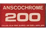 Ansco GAF Ansco Anscochrome 200 – D-200 type 5230 & 2230 D200 film packaging