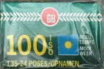 GB Beau temps papier couleur / Mooi Weer Kleuren Film ISO 100 film packaging