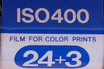 Generic Blue White Film for color print ISO 400 24+3 film packaging