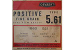 Agfa S.T.6 Type 256 Tono Cine Film Safety Fine Grain T2.56 film packaging