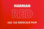 Ilford Harman RED ISO 125 film packaging