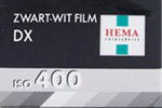 HEMA Zwart-Wit Film 400 &white B&W film packaging