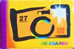 HollyWood 400 ASA Color film packaging