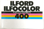 Konica Ilfocolor 400 film packaging
