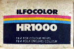 Ilford Ilfocolor HR1000 film packaging