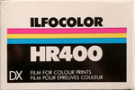 Agfa Ilfocolor HR400 film packaging