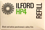 Ilford HP4 film packaging