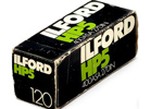 Ilford HP5 film packaging