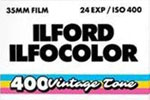 Ilford ILFOCOLOR Vintage Tone 400 film packaging