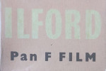 Ilford PAN F First Version (ASA 16) -F PANF film packaging