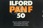 Ilford PAN F PLUS (50 ASA) (Black Box) -F PANF film packaging