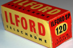 Ilford Selochrome SP (Panchromatic) .P. film packaging