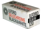 Ilford Selochrome Black&White film packaging