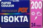 Agfa Isokta Color FCX 200 Papier Couleur 200FCX isoktacolor film packaging