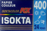 Agfa Isokta Color FCX 400 Papier Couleur 400FCX isoktacolor film packaging